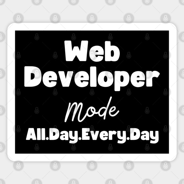 Web Developer Gifts Sticker by HobbyAndArt